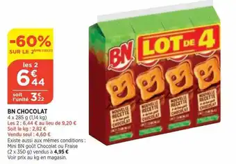 Bi1 Bn chocolat offre