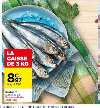 Carrefour Sardine offre