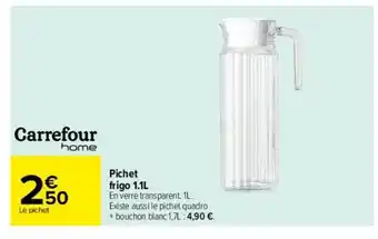 Carrefour Pichet frigo 1.1l offre
