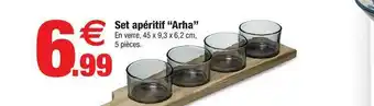 Bazarland Set Apéritif Arha offre