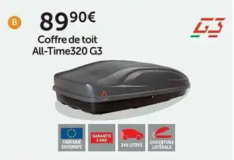 Roady Coffre De Toit All-time 320 G3 offre