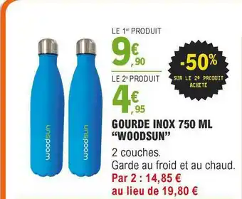E.Leclerc Gourde Inox 750 Ml offre