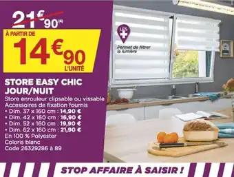 Bricomarché Store easy chic jour/nuit offre