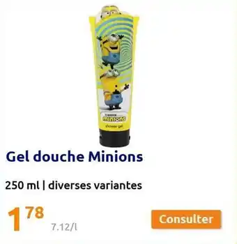 Action Gel douche minions offre
