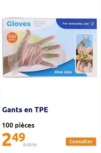 Action Gants en TPE offre