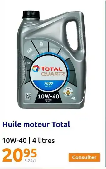 Huile moteur total
