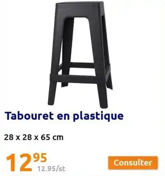 Action Tabouret en plastique offre
