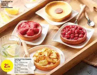 Intermarché Tartelettes pommes X2 offre