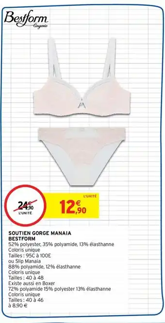 BESTFORM soutien gorge manaia