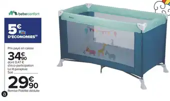 Carrefour Lit parapluie soft dreams offre