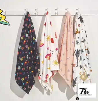 Carrefour Plaid imprimé "junior" offre