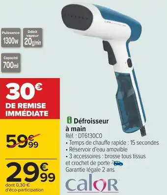 Carrefour Défroisseur à main offre