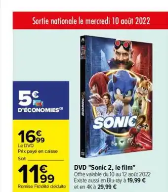 Carrefour Dvd offre