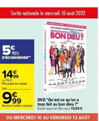 Carrefour Dvd offre