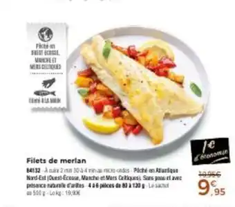 Thiriet Filets de merlan offre