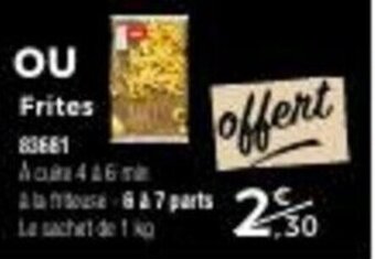 Thiriet Frites offre