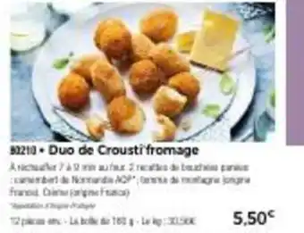 Thiriet Duo de crousti fromage offre
