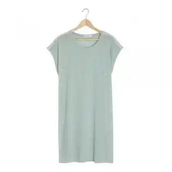 Chemise de nuit effet chiné et dentelle