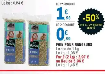 E.Leclerc Foin Pour Rongeurs offre