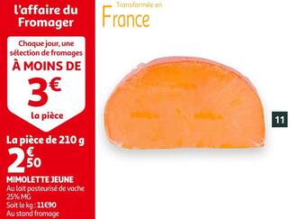 Auchan Mimolette jeune offre