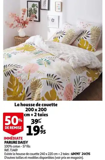 Auchan Parure daisy offre