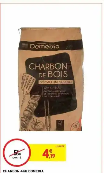 Intermarché Hyper Charbon 4kg domedia offre