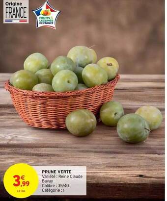 Intermarché Hyper Prune verte offre