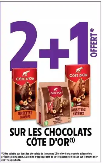Intermarché Hyper Chocolats côte d'or offre