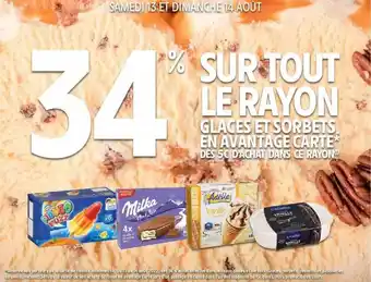 Intermarché Hyper Rayon glaces et sorbets offre