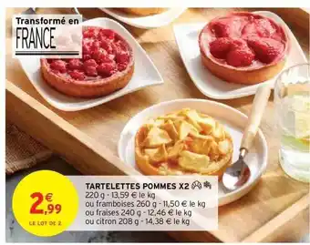 Intermarché Hyper Tartelettes pommes x2 offre