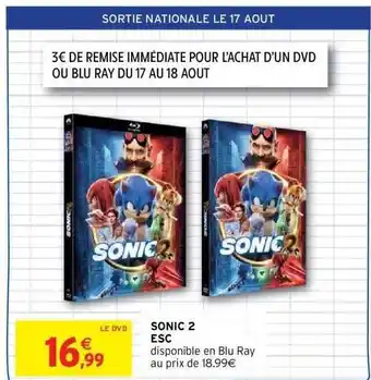 Sonic 2 esc