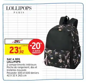 Lollipops sac a dos best sale