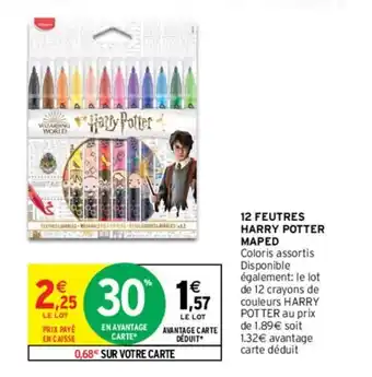 MAPED 12 feutres harry potter