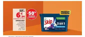 Hyper U Lessive Skip offre
