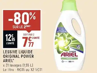 Spar ARIEL lessive liquide original power offre