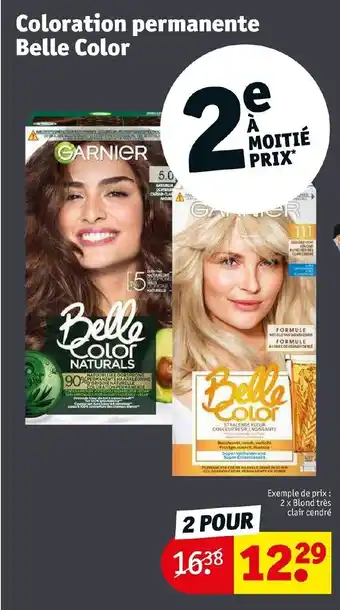 Kruidvat BELLE COLOR coloration permanente offre