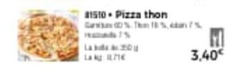 Thiriet Pizza thon offre