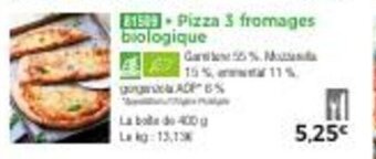 Thiriet Pizza 3 fromages biologique offre