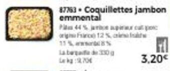 Thiriet Coquillettes jambon emmental offre