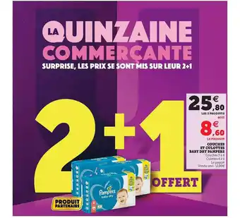 Hyper U Couches Et Culottes Baby Dry Pampers offre