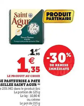 Hyper U Saint Agur offre
