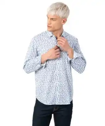 Chemise homme à fines rayures et motifs vue1 - gemo (homme) - gemo