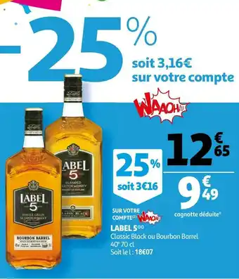Auchan LABEL 5 offre