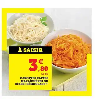 Hyper U Carottes Râpées Maraîchères Ou Céleri Rémoulade offre