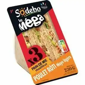 Auchan SANDWICH LE MEGA offre