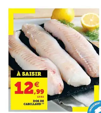 Hyper U Dos De Cabillaud offre