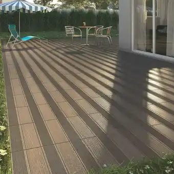 Brico Dépôt CARRELAGE DE SOL EXTÉRIEUR WOODEN GRATING offre