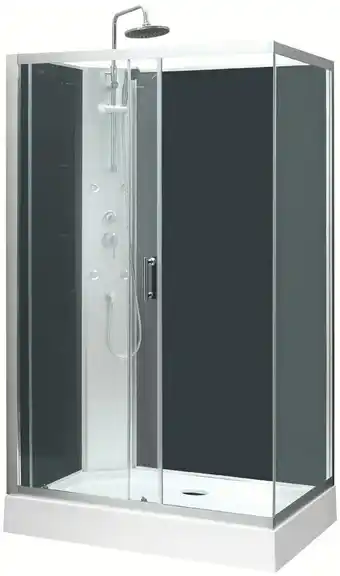 Brico Dépôt CABINE DE DOUCHE HYDROMASSANTE "ONEGA" 80 x 120 offre