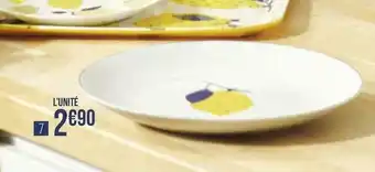 Géant Casino Assiette plate Ø27cm CAP CORSE offre
