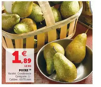 Hyper U Poire offre